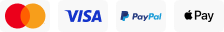 Mastercard, VISA, PayPal, Apple Pay
