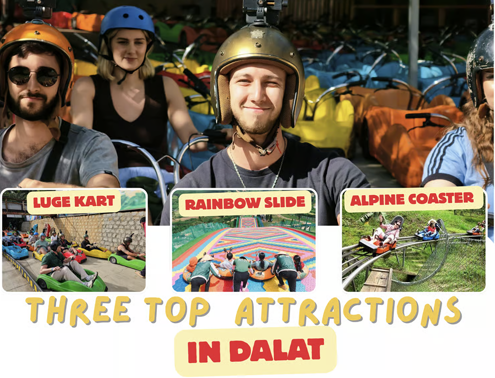 Dalat: Luge Kart, Mongoland, and Alpine Coaster Tour