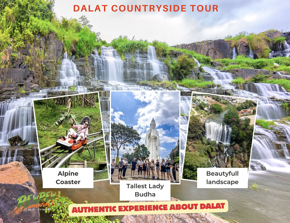 Dalat: Three Waterfalls Small Group Tour - Alpine Coaster